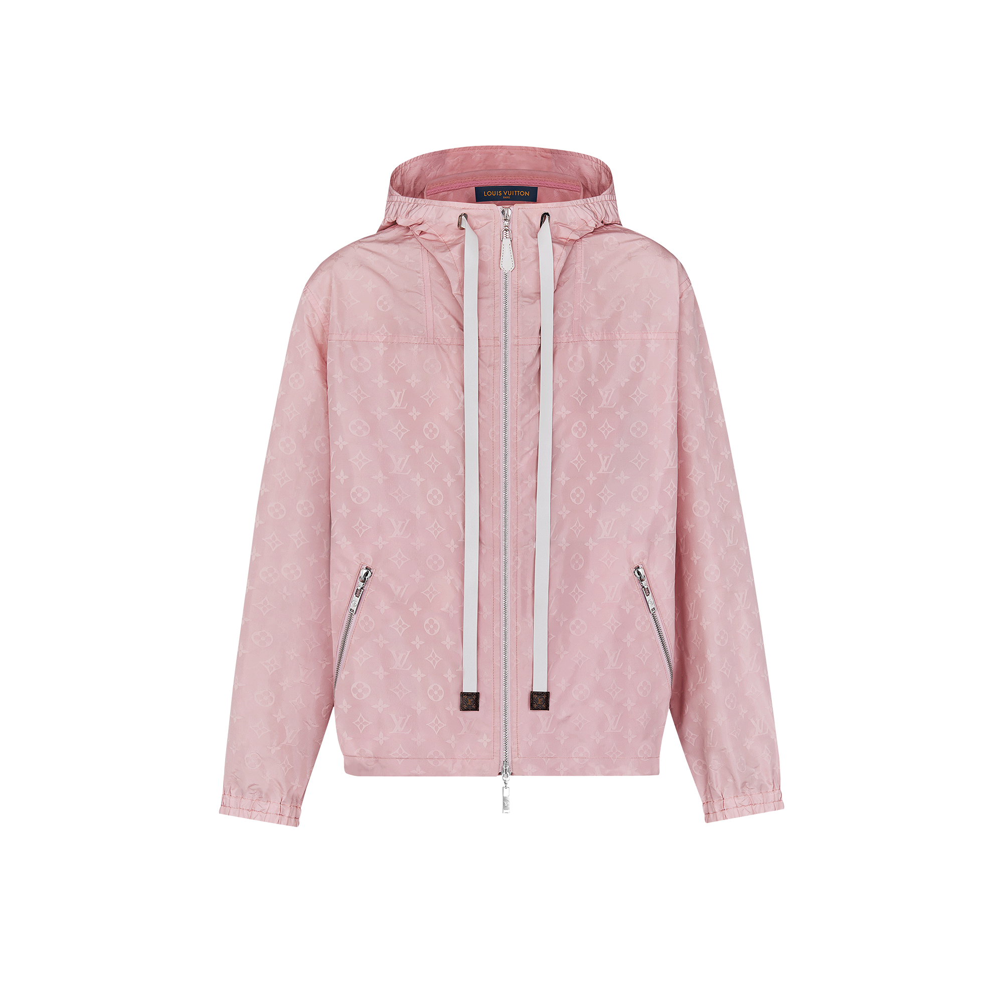 8683 Louis Vuitton ピンク クロップドパーカー Hooded Monogram Parka - Luxury Ready to Wear - 1AIAHK Pink